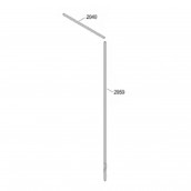 Kurzes Abdeckprofilgitter (Kennzeichen 2040)