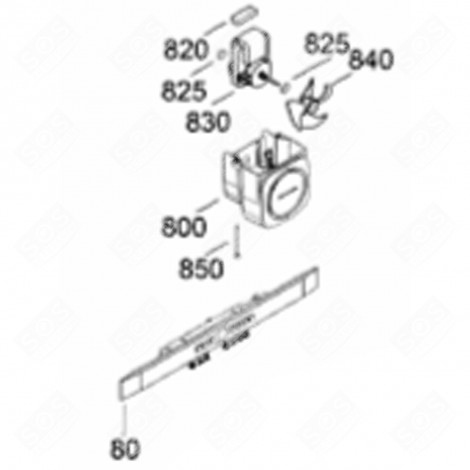 VORDERFRONT (KENNZEICHNUNG 80) KÜHLSCHRANK, GEFRIERSCHRANK - 6115977
