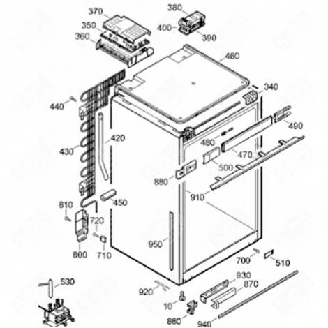 WINKEL (KENNZEICHNUNG 930) KÜHLSCHRANK, GEFRIERSCHRANK - 7641558