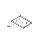 Glasbehälter für Gemüse (Kennzeichnung 128)
