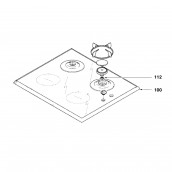 Glas-Keramik-Oberfläche Kennung 100