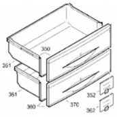 Schublade ohne Fassade (Kennzeichnung 351)