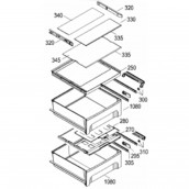 Kühlschublade Kühlteil 0°C (Kennzeichen 1080)