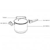 Schüsselgriff rot (Kennzeichen SS-980720)