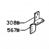 Untere Scharnier (Kennzeichen 308b)