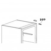 Obere rechte Scharnier Kennzeichnung 109