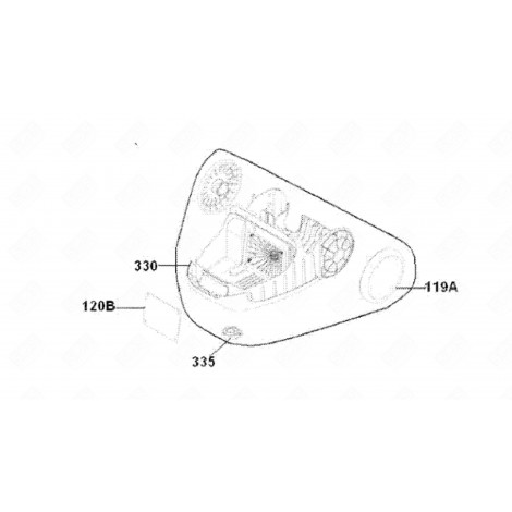 HINTERRAD (KENNZEICHEN 119A) STAUBSAUGER - 1181988054