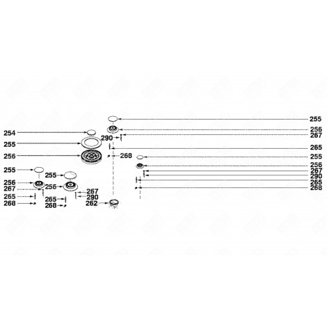 THERMOELEMENT L 600MM (KENNZEICHNUNG 290) BACKOFEN, KÜCHENHERD - 70X0528