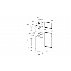 Tür-Dichtung (Kühlschrankteil, Kennzeichen 251)