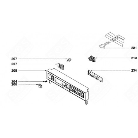 BLENDE GESCHIRRSPÜLER, SPÜLMASCHINE - 32X4346