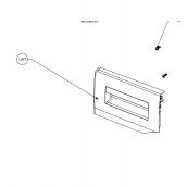 Vorderseite für Waschmittelfach