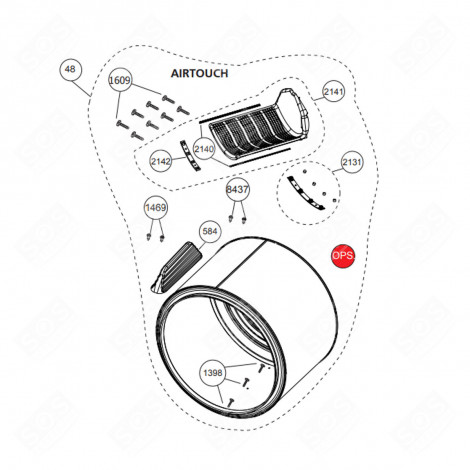 TROMMEL WÄSCHETROCKNER - 2985422300, 2985425800