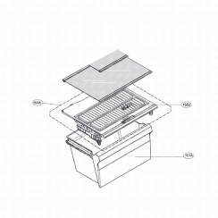 Deckel Gemüsefach unten (Kennzeichnung 154a)