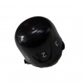 Schwarzer Toasterknopf