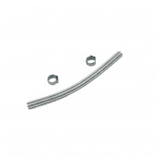 Schlauch (16cm) + Klammer (2 Stk.)