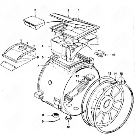 KABELKANAL (REFERENZ 1) WASCHMASCHINE - 51X5454