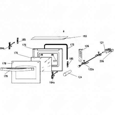 TÜRSCHEIBE (AUSSEN) BACKOFEN, KÜCHENHERD - 91602955