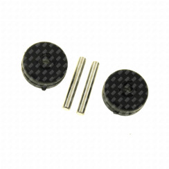 Packung mit 2 Rollen + Achse