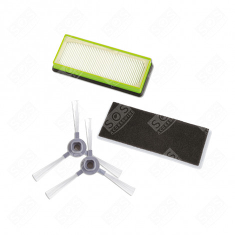 2 FILTRES + 2 BROSSETTES ROBOTER - STAUBSAUGER, SAUGROBOTER - ZR177002