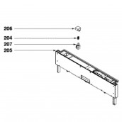 Schriftzug (Kennzeichen 205)