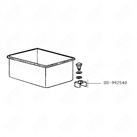 VENTILHALTERUNG (KENNZEICHEN SS-992540) FRITTEUSE - SS-992540