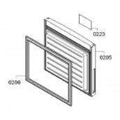 Gefrierfach-Tür (Kennzeichen 205)