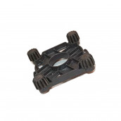 Rahmen- und Gummiaufhängung