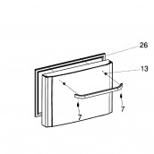 Original-Dichtung Schublade unten Nr. 26