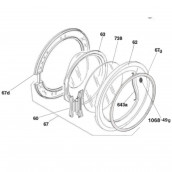 Rahmen des Hublots (Kennzeichnung 62)