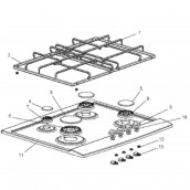 Brennerhaube (Kennzeichnung 3)