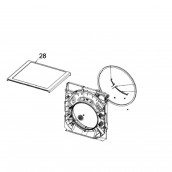 Original-Weißer Deckel (Kennzeichen 28)