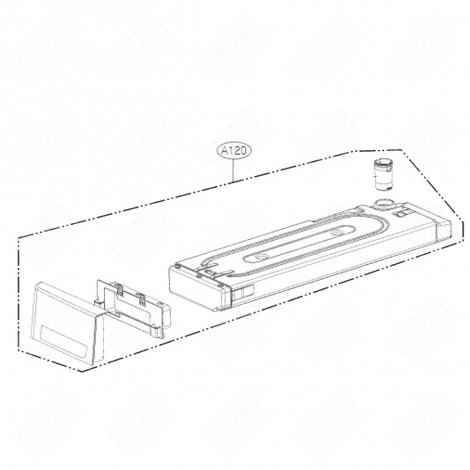 BILDSCHIRMGEHÄUSE REFERENZ A120 WÄSCHETROCKNER - AGL76255513