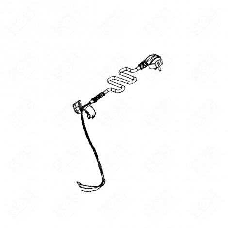 NETZKABEL WAFFELEISEN & CROQUE-MONSIEUR, SANDWICHTOASTER - SS-994391