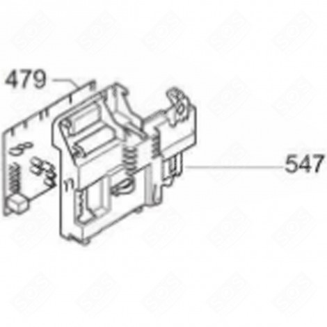 ELEKTRONISCHE KARTE, PROGRAMMIERTE LEISTUNGSMODUL (KENNZEICHNUNG 479) WASCHMASCHINE - 49032972
