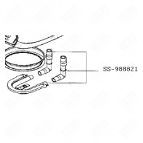WIDERSTAND 1000W (KENNZEICHNUNG SS-988821) KAFFEEMASCHINE, ESPRESSOMASCHINE - SS-988821
