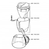 Filtertür (Kennzeichnung MS-7452058)