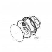 Vollständiges Bullauge Bezug A150