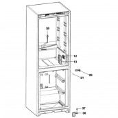 Schraube Kappe Edelstahl (Kennzeichen 12)