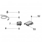 Kühlschrank Stromkabel-Stopp (Kennzeichnung 5)