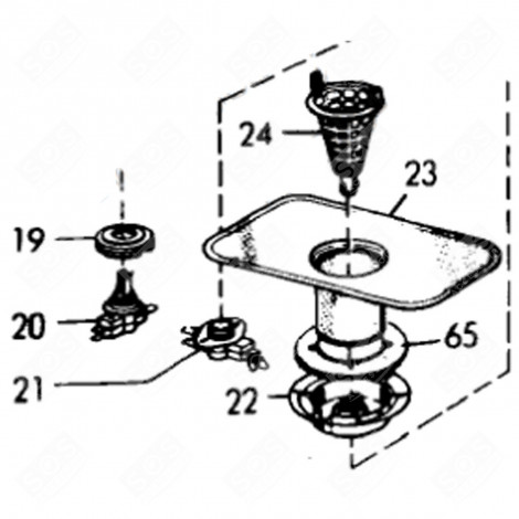 SIEB (REFERENZ 23) GESCHIRRSPÜLER, SPÜLMASCHINE - 1502342007