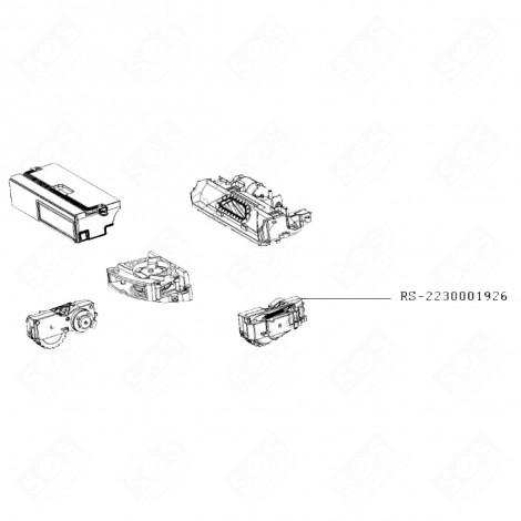 RAD RECHTS + MOTOR FÜR SAUGROBOTER ROBOTER - STAUBSAUGER, SAUGROBOTER - RS-2230001926