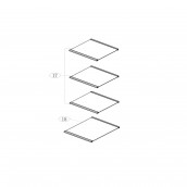Fachboden, Gefrierteil (Referenz 18) 300X207,7 mm