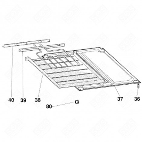 WIDERSTANDSGEHÄUSE (REFERENZ 38) BACKOFEN, KÜCHENHERD - C00078399