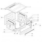 Ablenkblech Sockel (Rep 24)