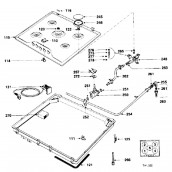 Vorderseitige Einspritzdüse Halterung (Kennzeichnung 248)