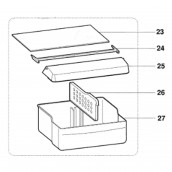 Gemüsefachregal (Kennzeichnung 23)