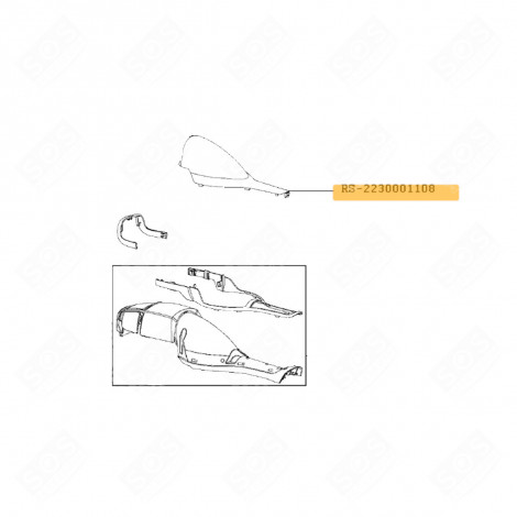 OBERTEILVERKLEIDUNG STAUBSAUGER - RS-2230001108