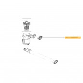 Bürste, blauer abnehmbarer Aufsatz