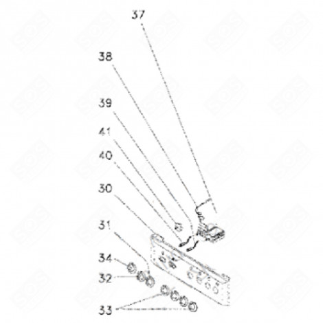 PANEL (KENNZEICHEN 30) BACKOFEN, KÜCHENHERD - 95X3310