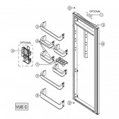 Gefrierfach-Tür (Kennzeichen 4)